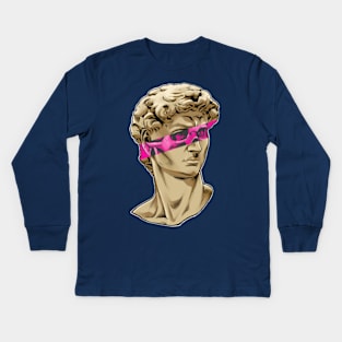 David, Michelangelo Kids Long Sleeve T-Shirt